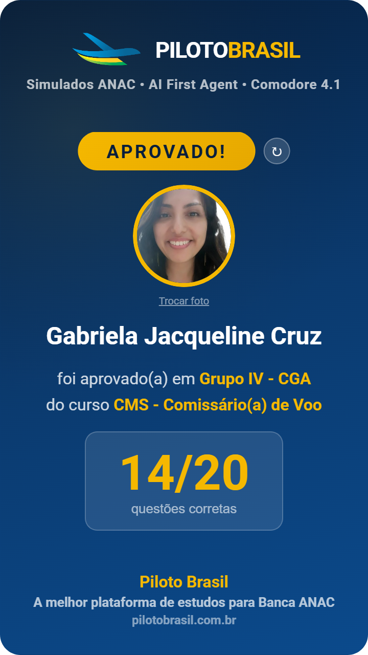 Gabriela Jacqueline Cruz aprovado