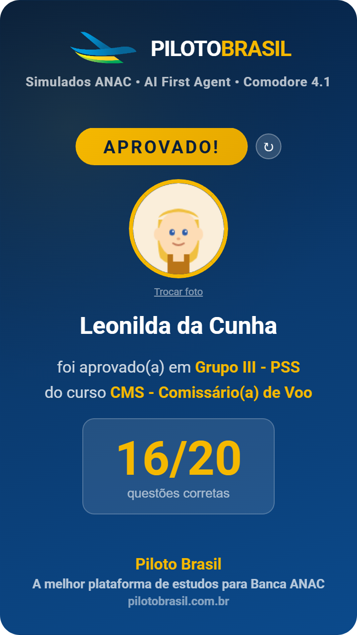 Leonilda da Cunha aprovado