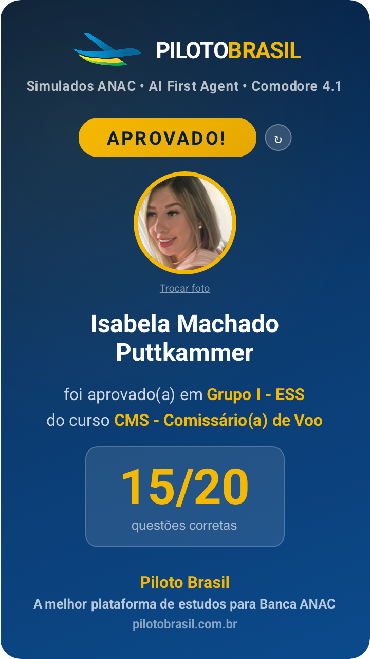 Isabela Machado Puttkammer aprovado