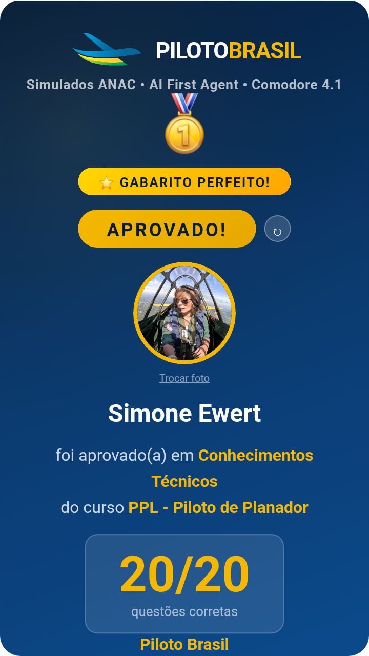 Simone Ewert aprovado