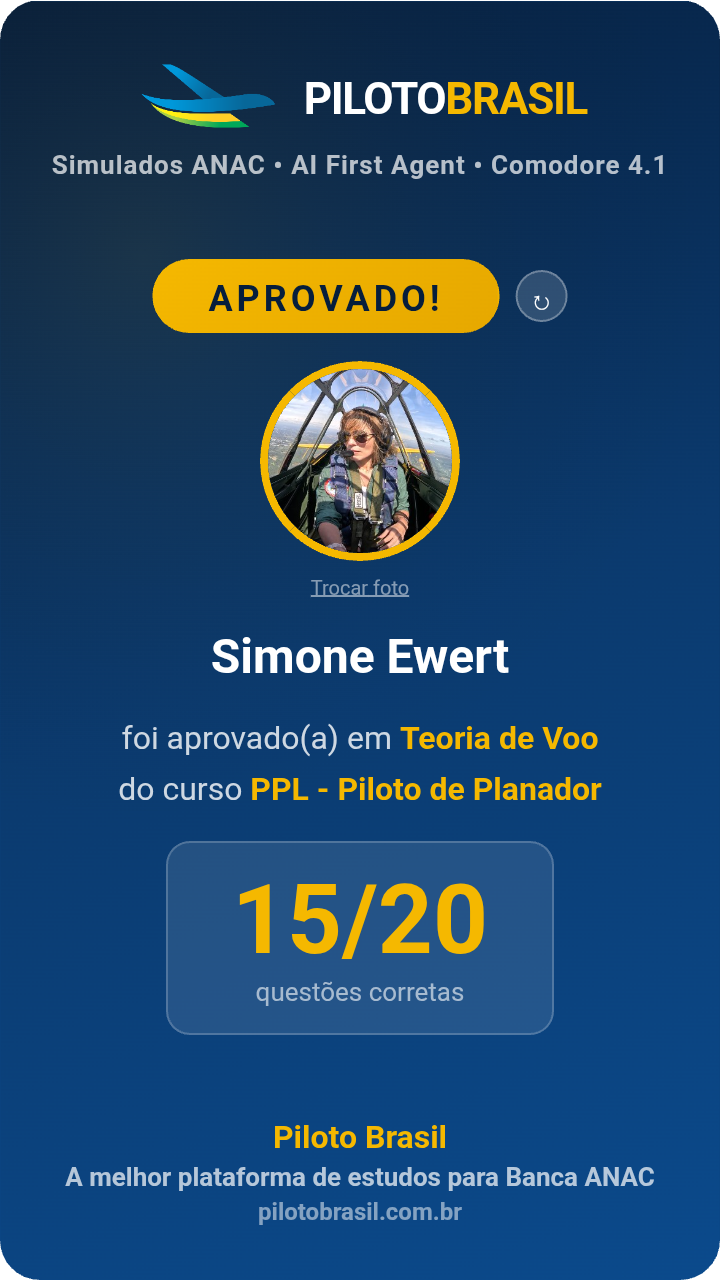 Simone Ewert aprovado