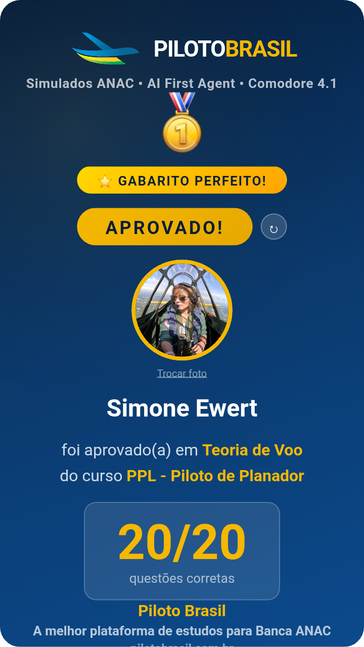 Simone Ewert aprovado