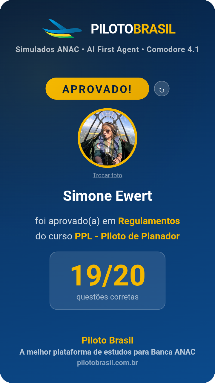 Simone Ewert aprovado