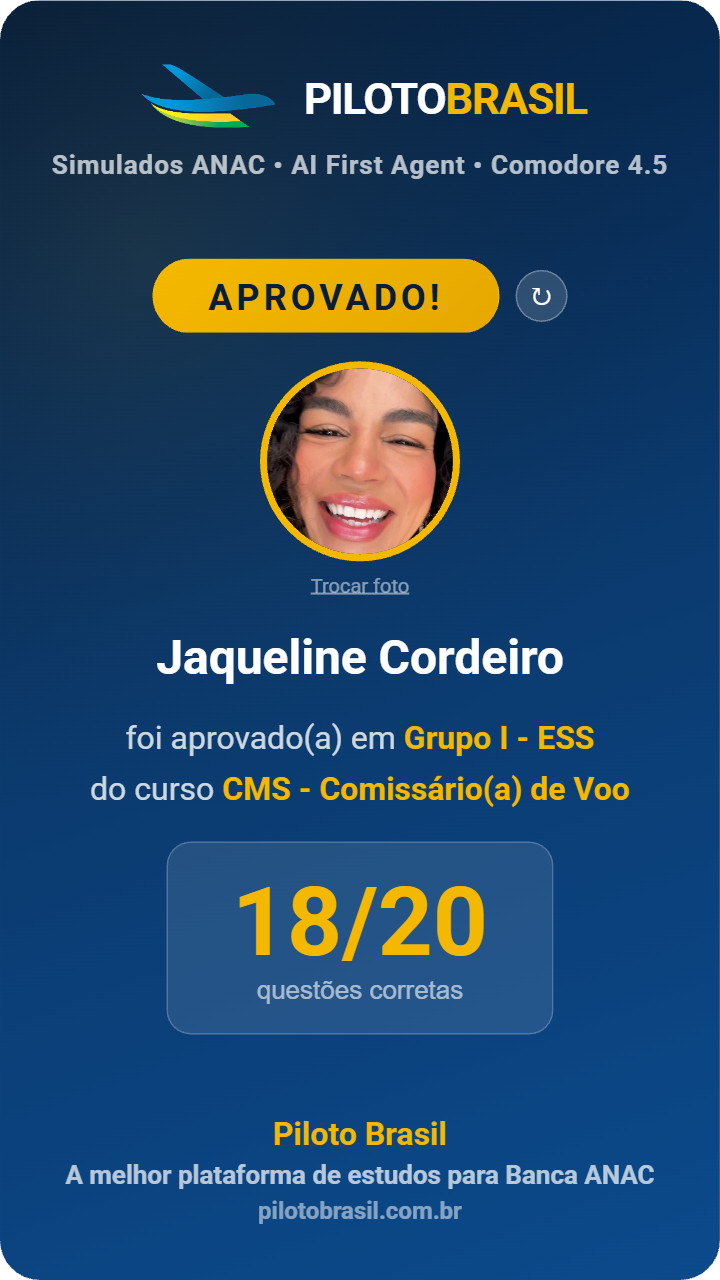 Jaqueline Cordeiro aprovado
