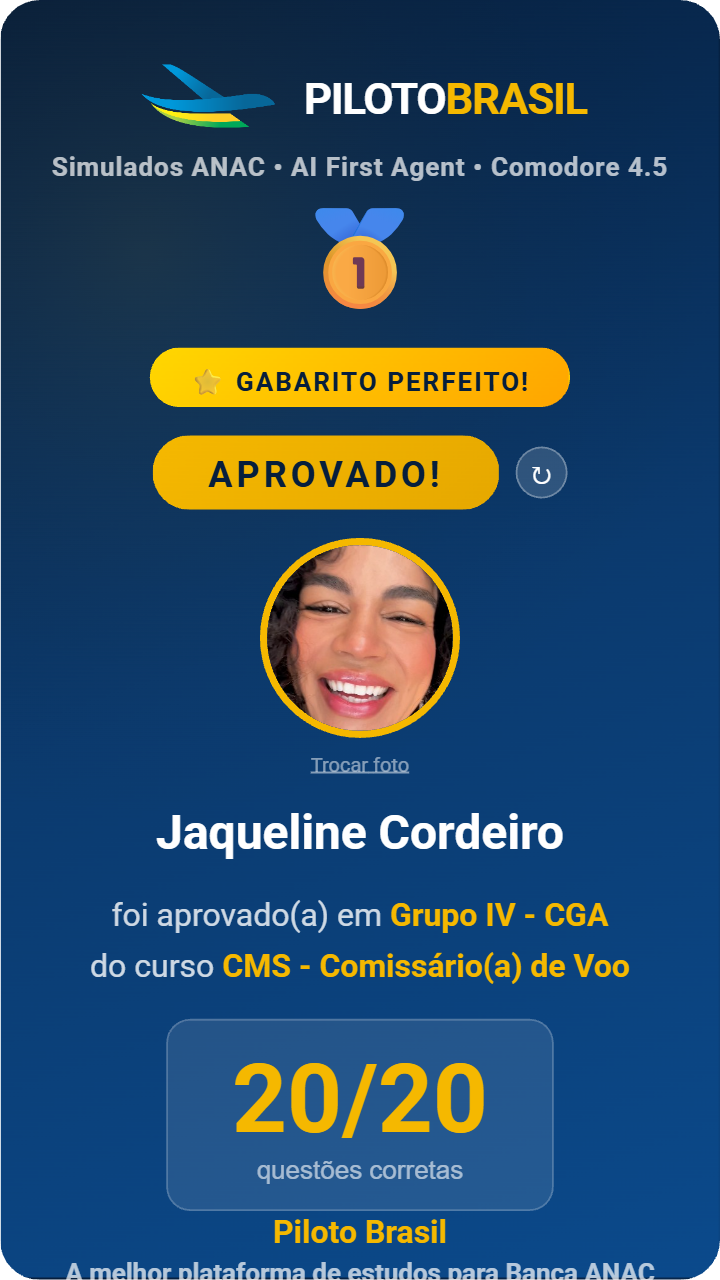 Jaqueline Cordeiro aprovado