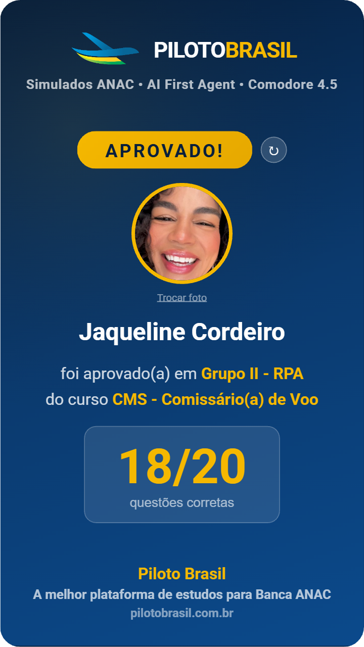 Jaqueline Cordeiro aprovado