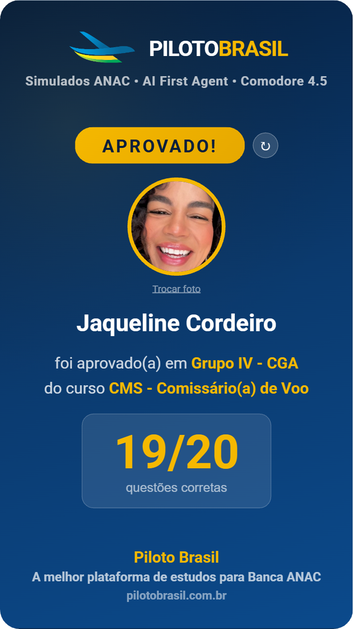 Jaqueline Cordeiro aprovado