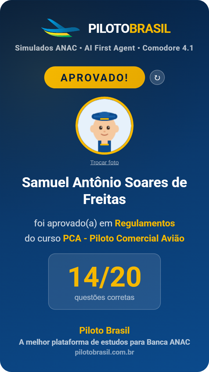 Samuel Antônio Soares de Freitas aprovado