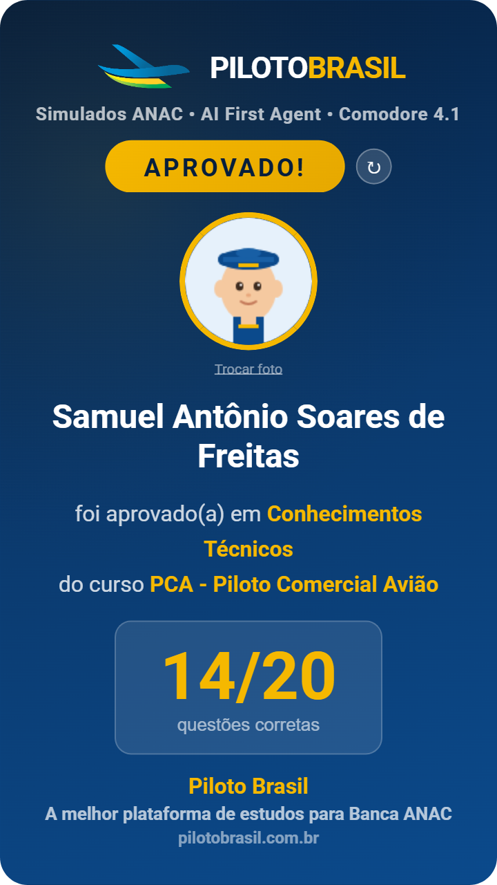 Samuel Antônio Soares de Freitas aprovado