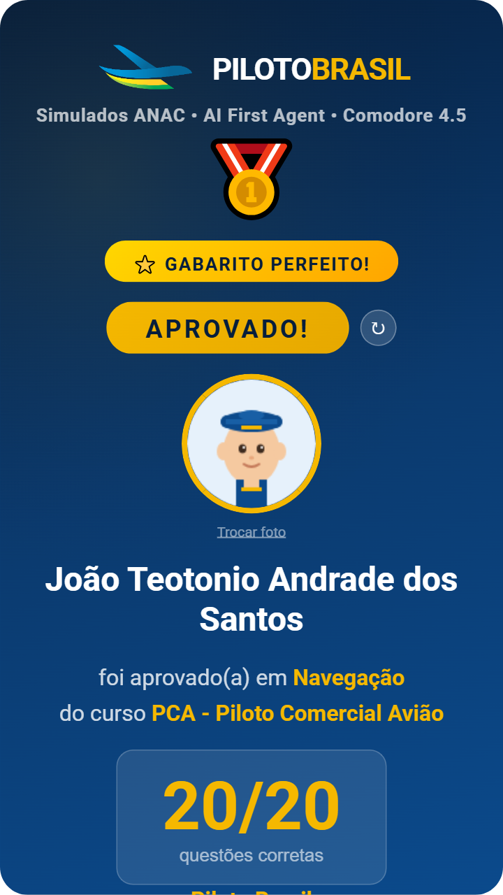 João Teotonio Andrade dos Santos aprovado