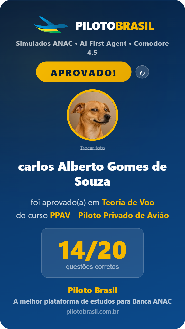 carlos Alberto Gomes de Souza aprovado