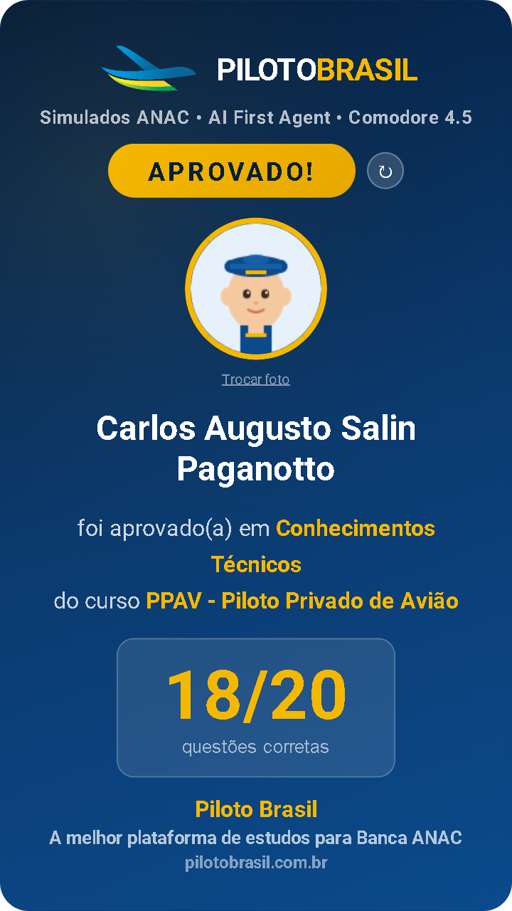 Carlos Augusto Salin Paganotto aprovado