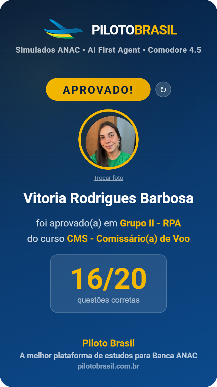 Vitoria Rodrigues Barbosa aprovado