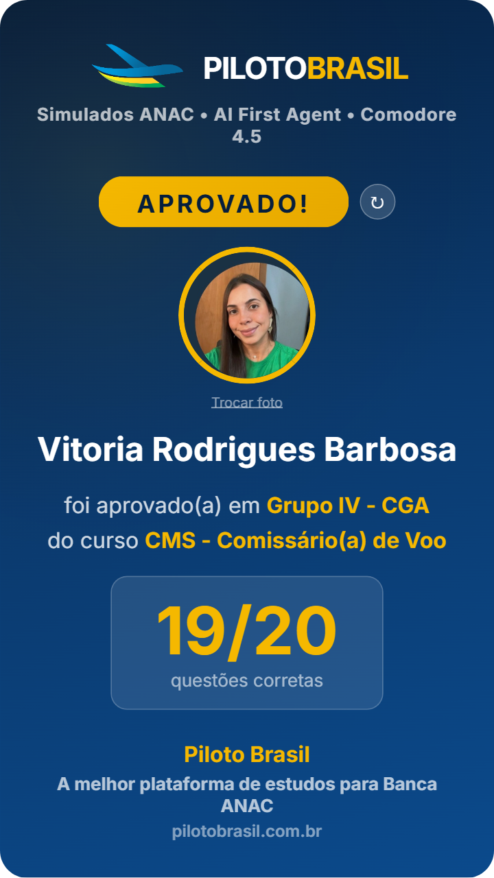 Vitoria Rodrigues Barbosa aprovado