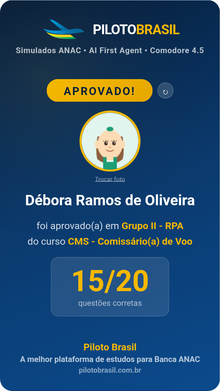 Débora Ramos de Oliveira aprovado