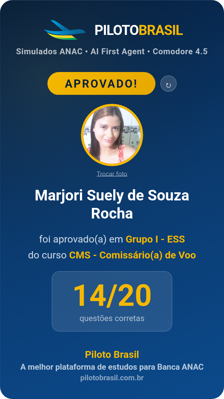 Marjori Suely de Souza Rocha aprovado