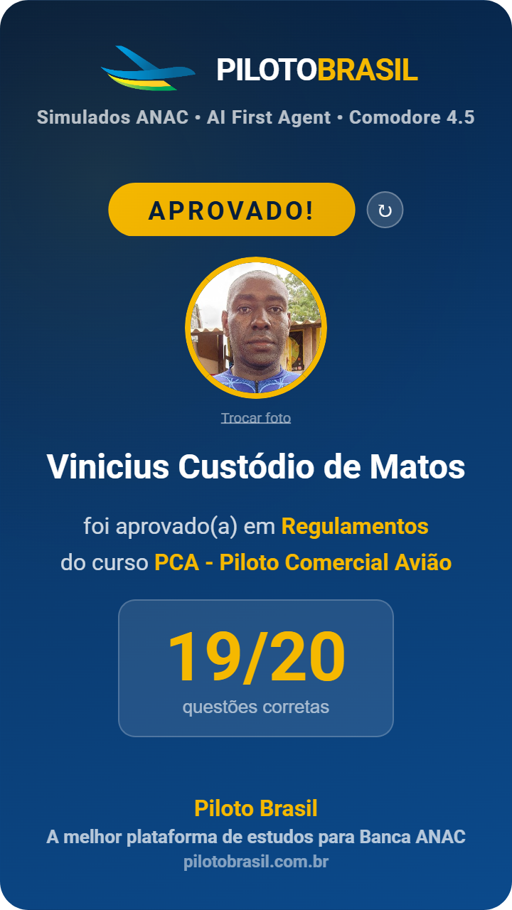 Vinicius Custódio de Matos aprovado