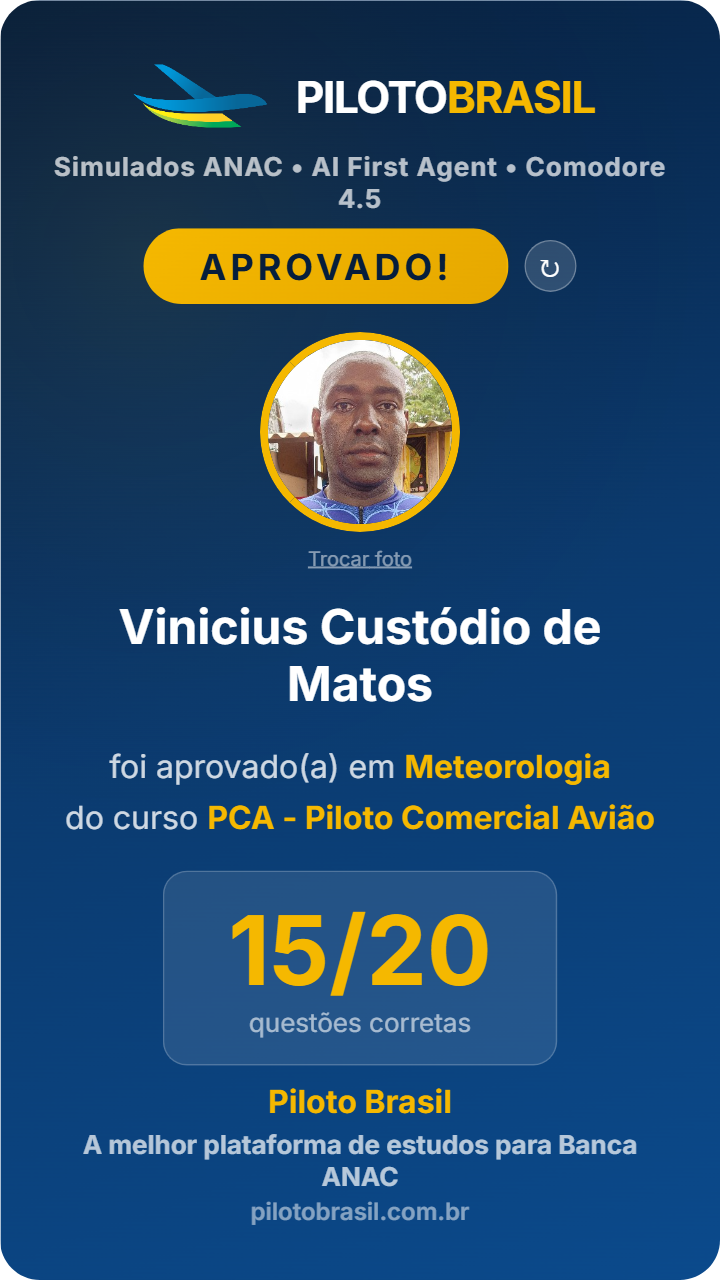 Vinicius Custódio de Matos aprovado