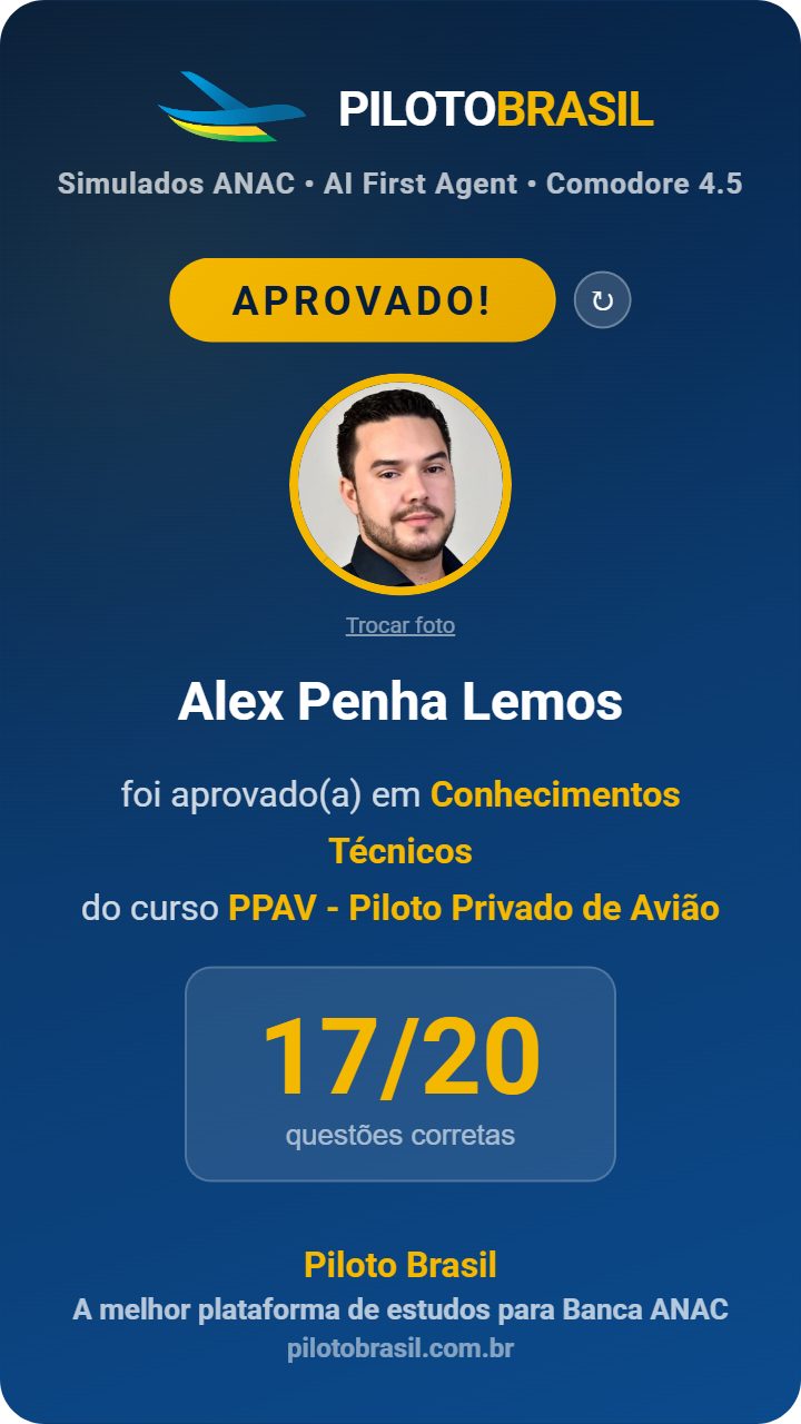 Alex Penha Lemos aprovado
