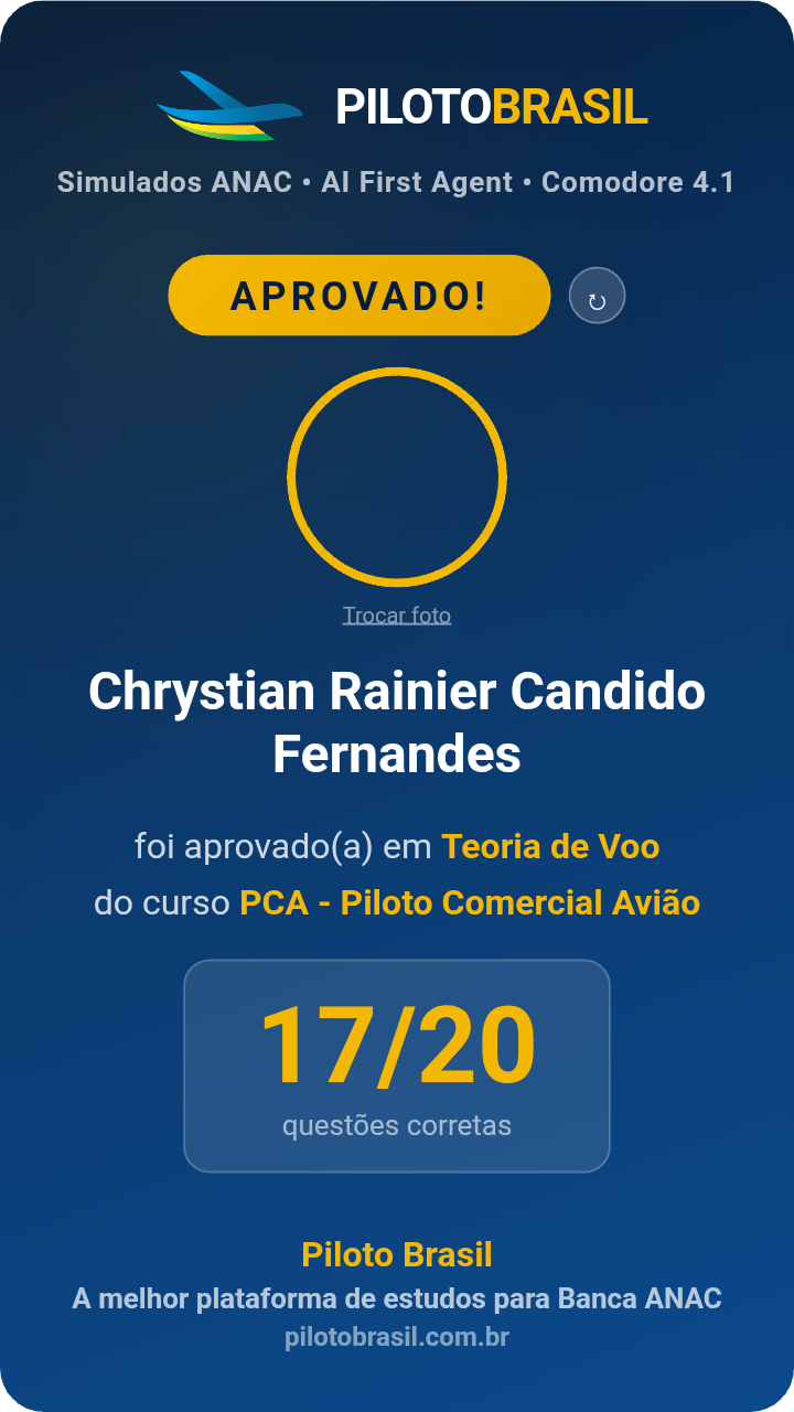 Chrystian Rainier Candido Fernandes aprovado