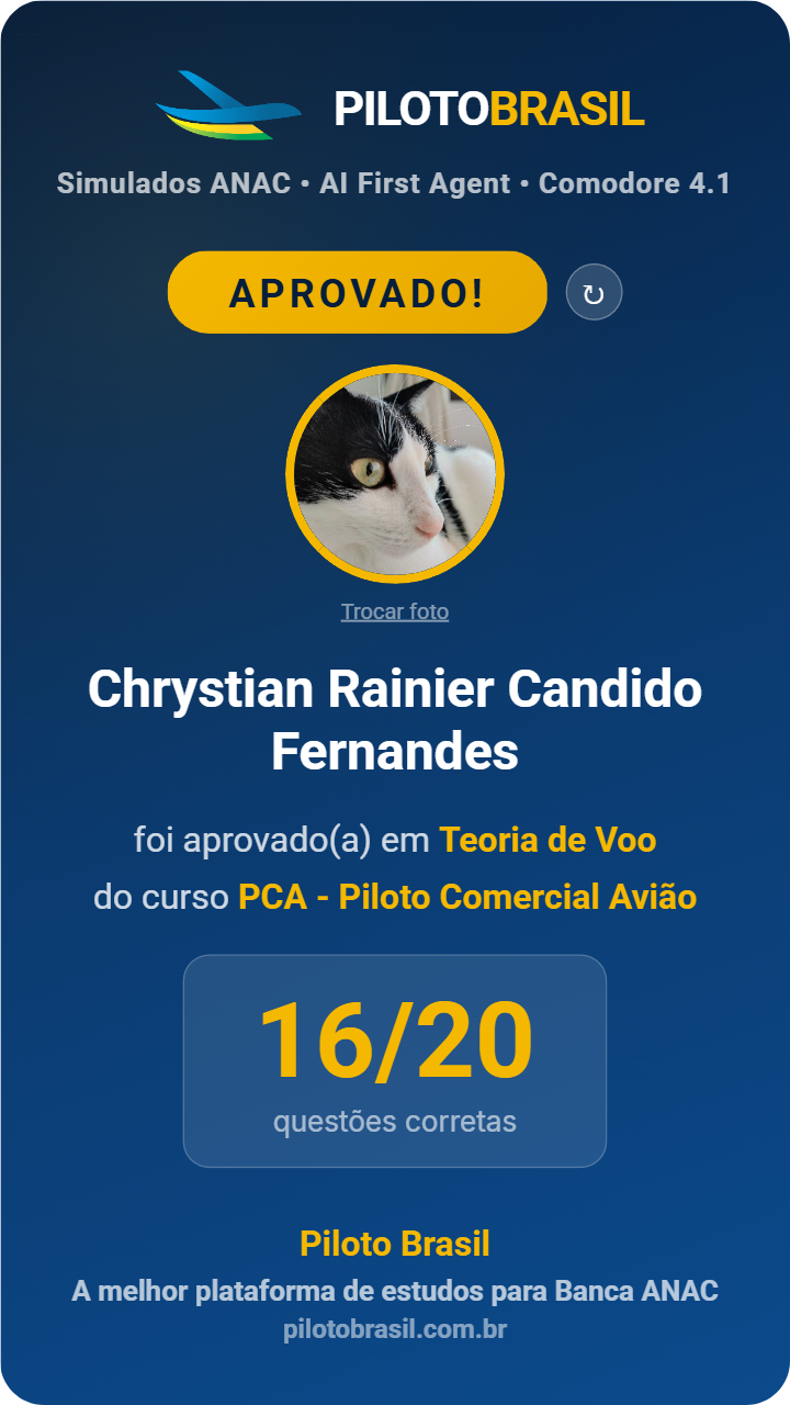 Chrystian Rainier Candido Fernandes aprovado