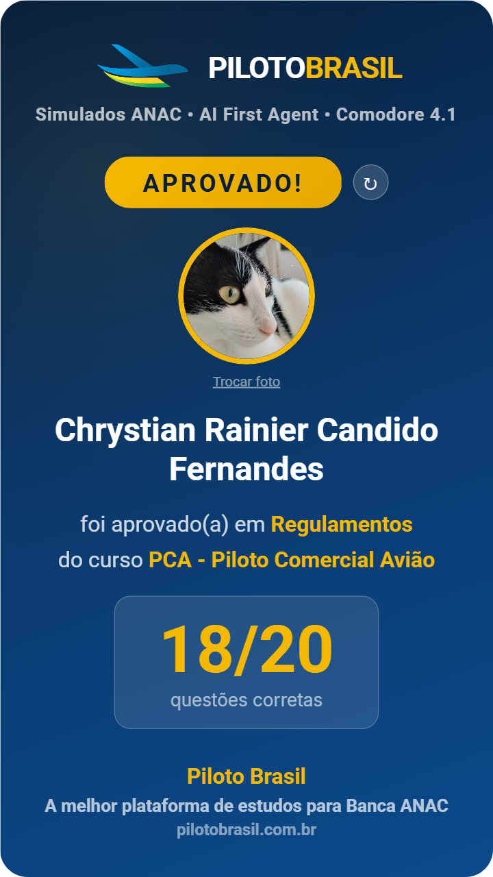 Chrystian Rainier Candido Fernandes aprovado