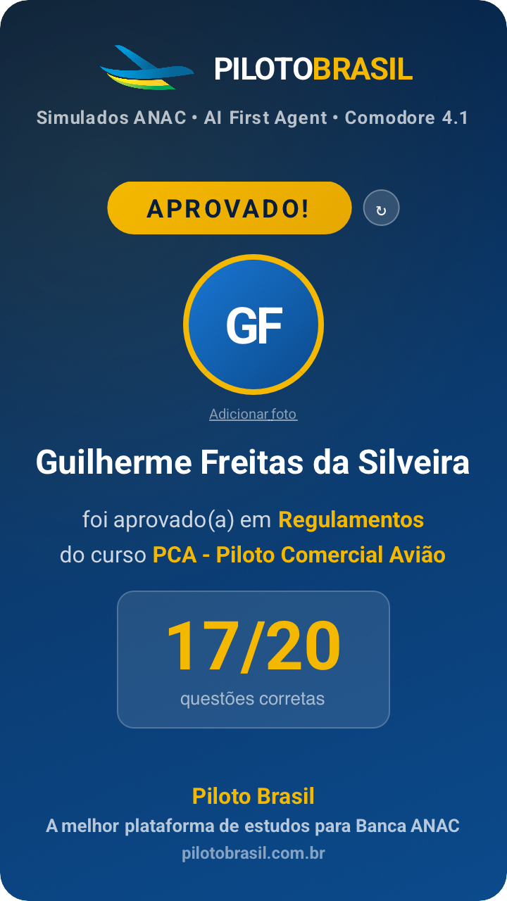 Guilherme Freitas da Silveira aprovado