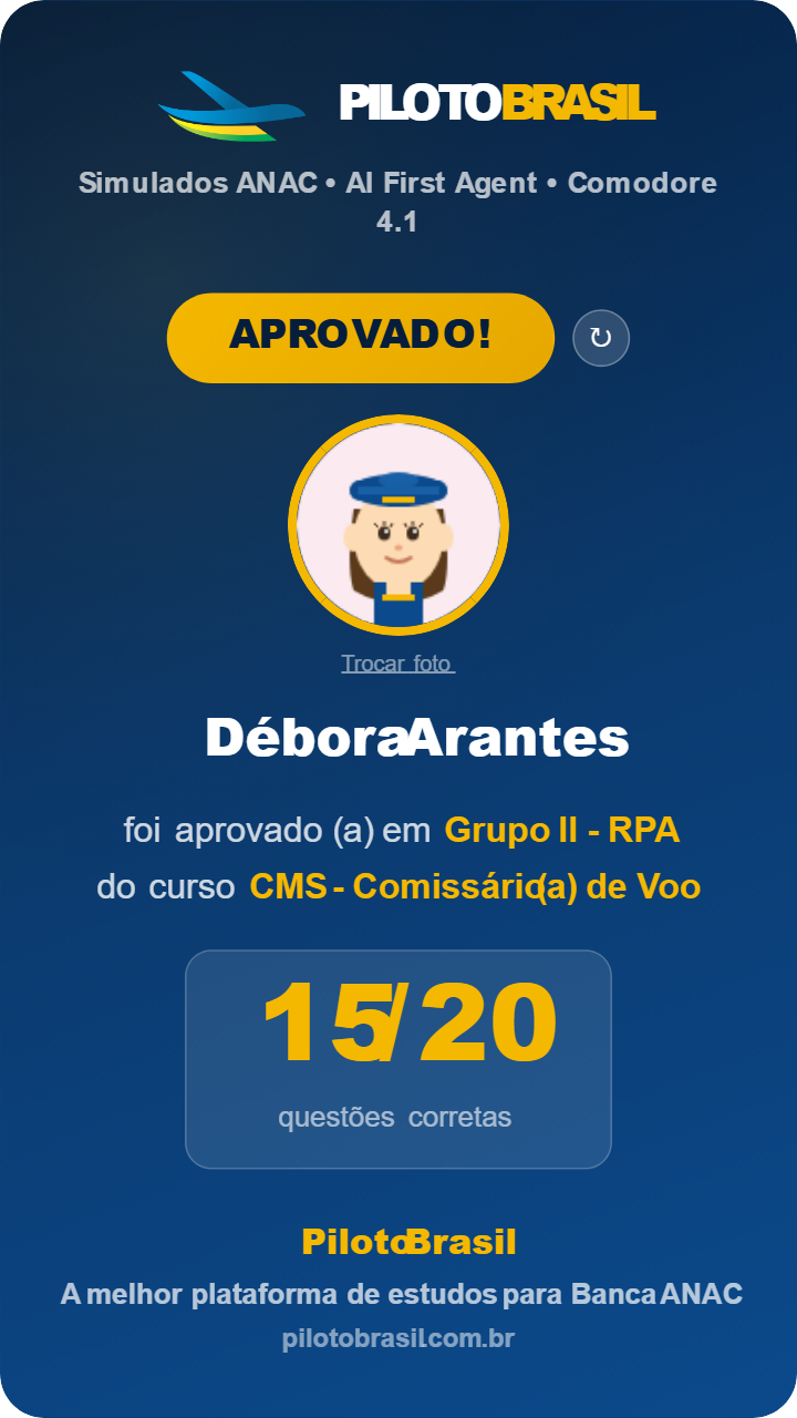 Débora Arantes aprovado