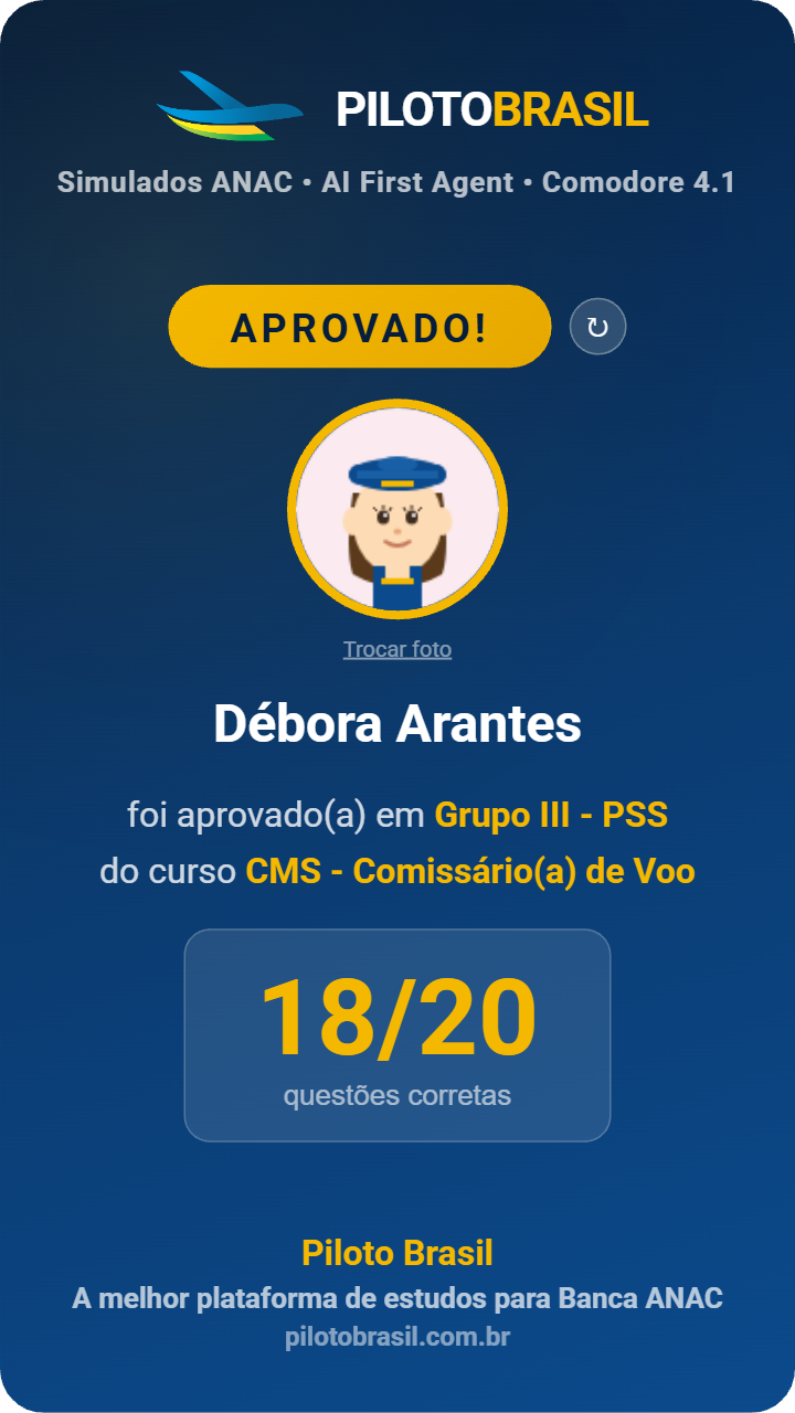 Débora Arantes aprovado