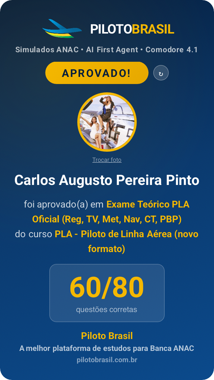 Carlos Augusto Pereira Pinto aprovado