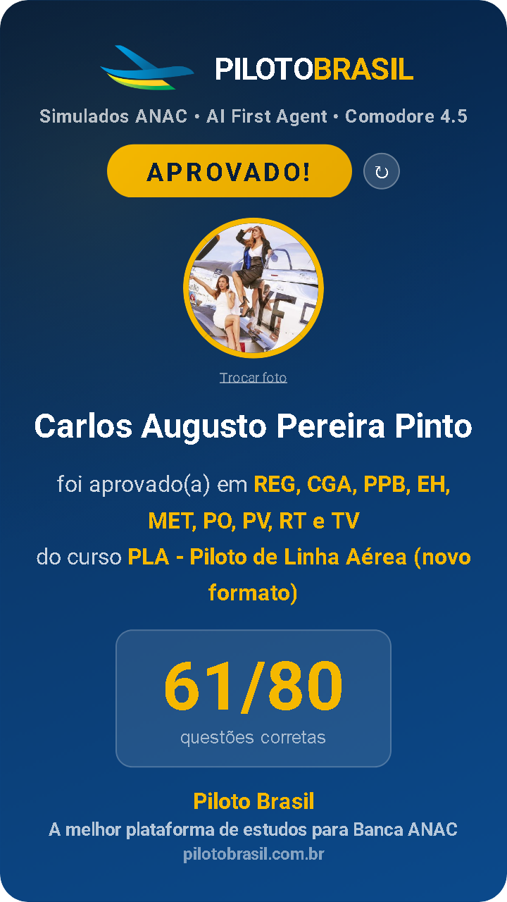 Carlos Augusto Pereira Pinto aprovado