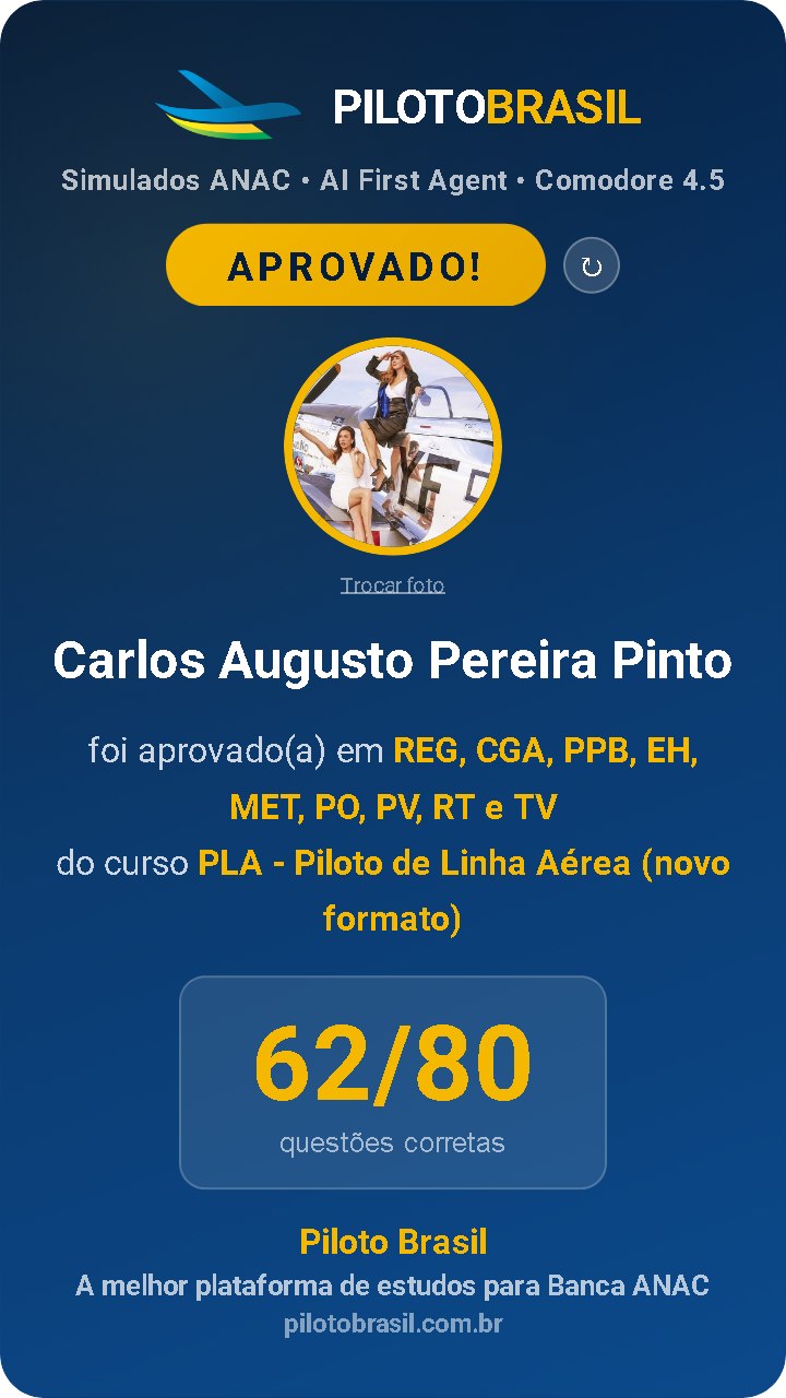 Carlos Augusto Pereira Pinto aprovado