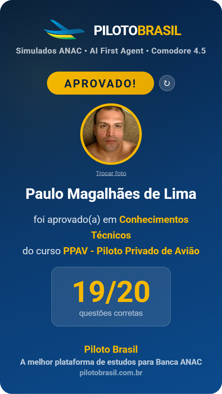 Paulo Magalhães de Lima aprovado