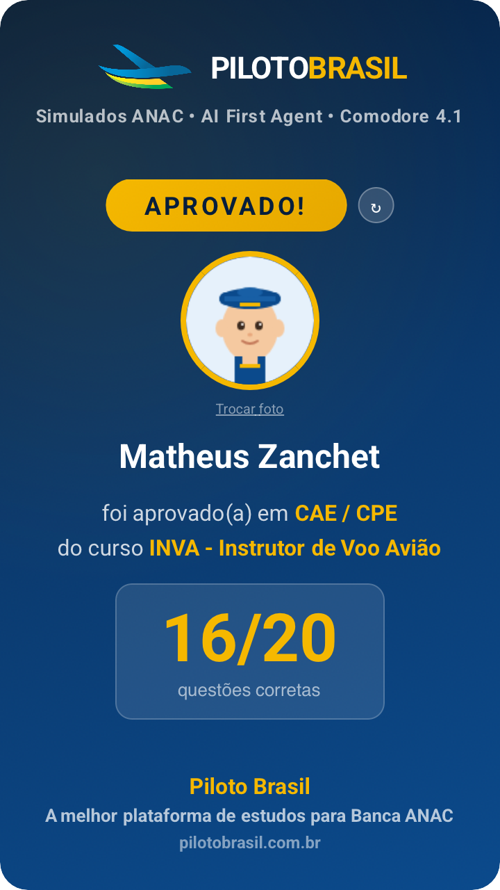 Matheus Zanchet aprovado