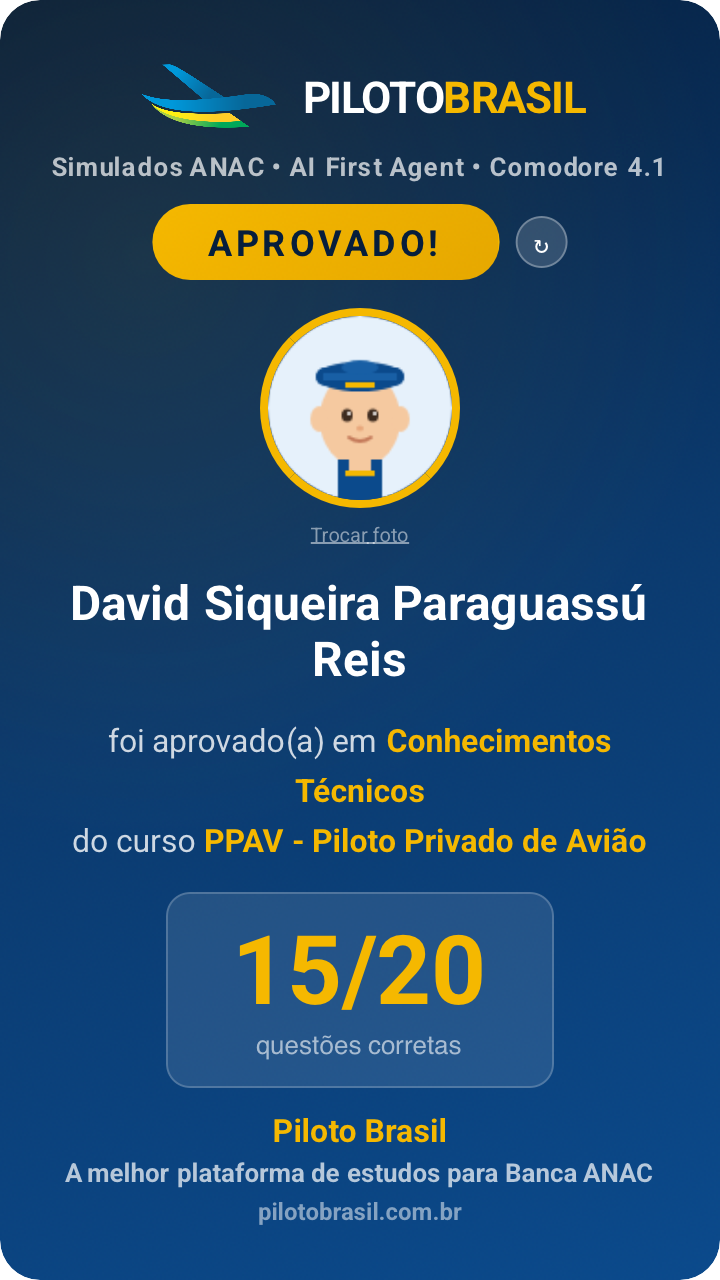 David Siqueira Paraguassú Reis aprovado