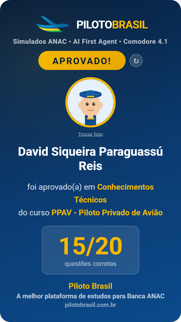 David Siqueira Paraguassú Reis aprovado