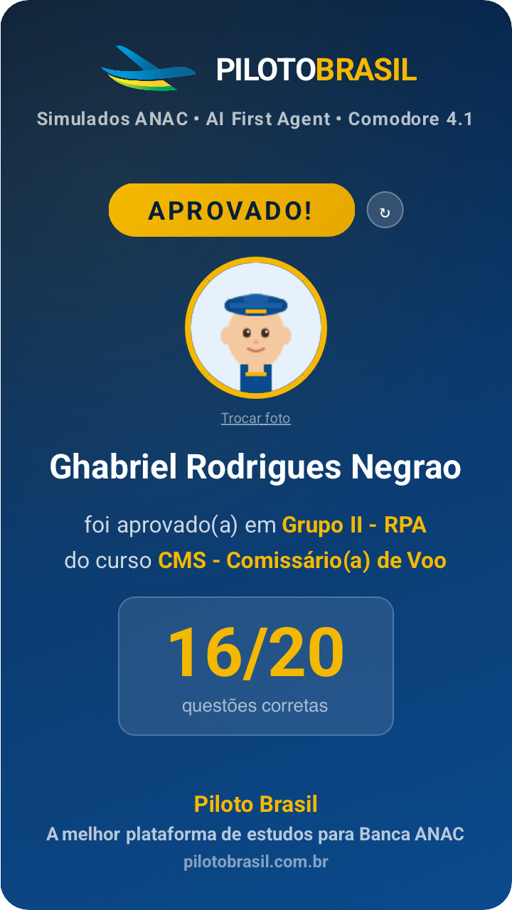 Ghabriel Rodrigues Negrao aprovado