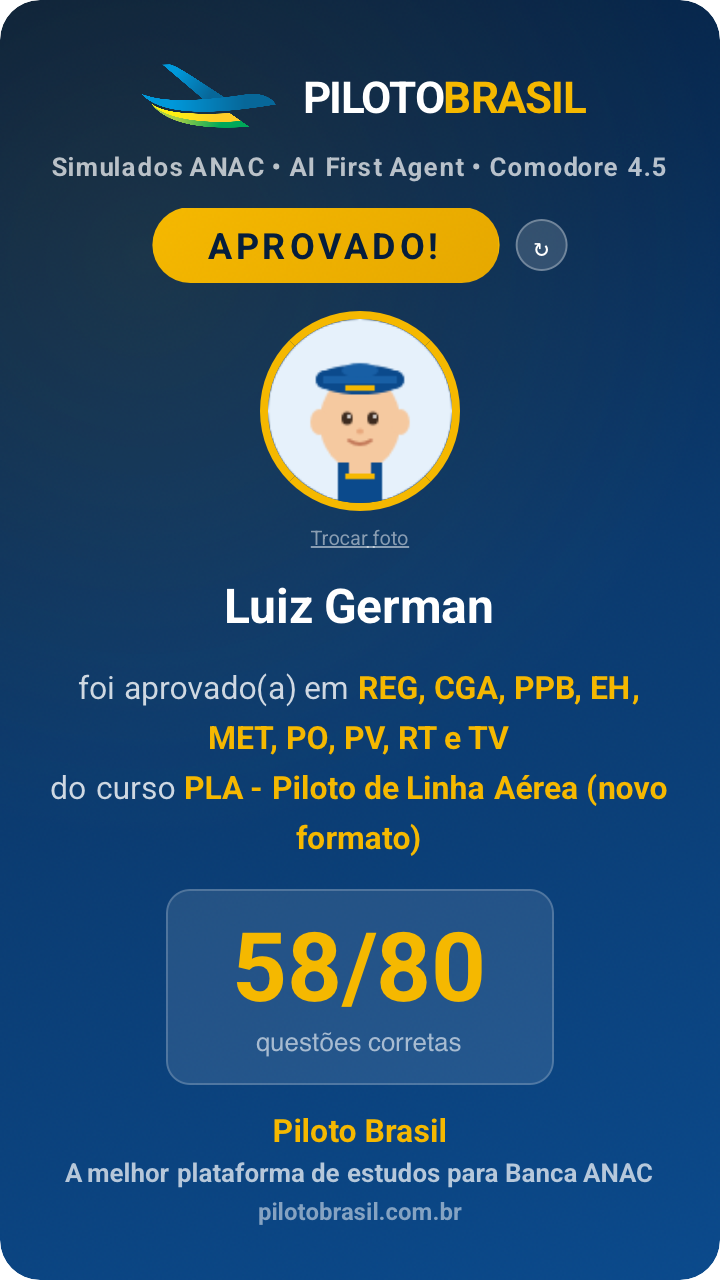 Luiz German aprovado