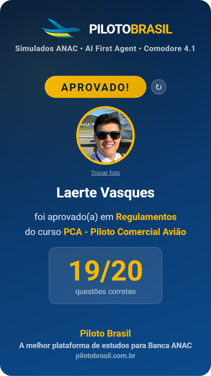 Laerte Vasques aprovado