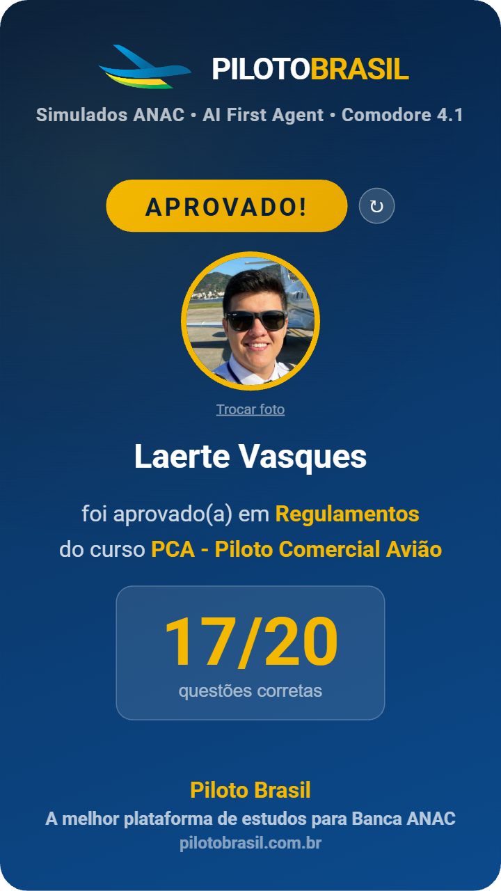 Laerte Vasques aprovado