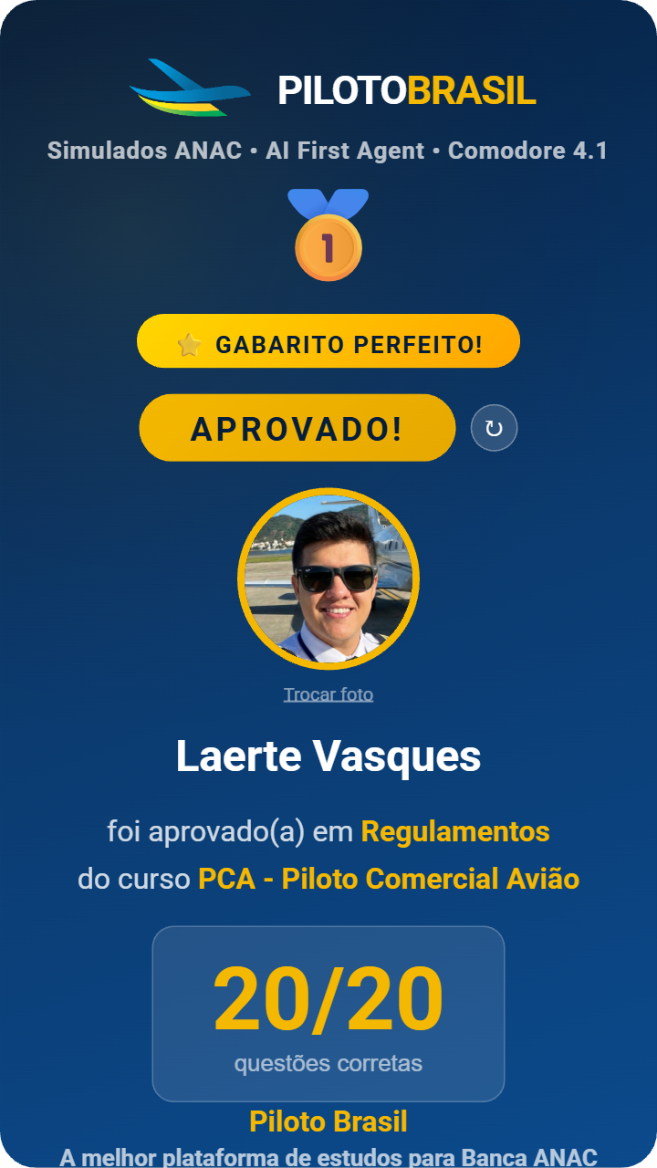 Laerte Vasques aprovado