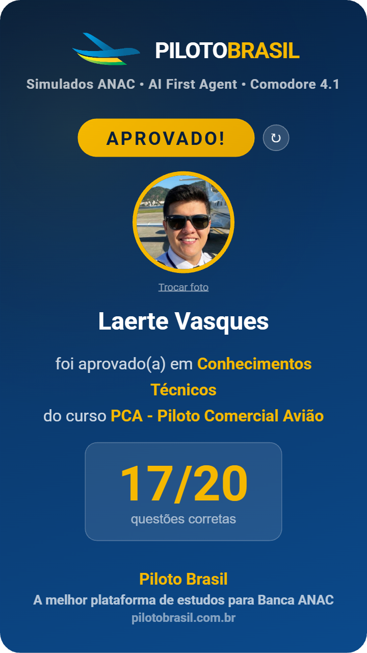 Laerte Vasques aprovado
