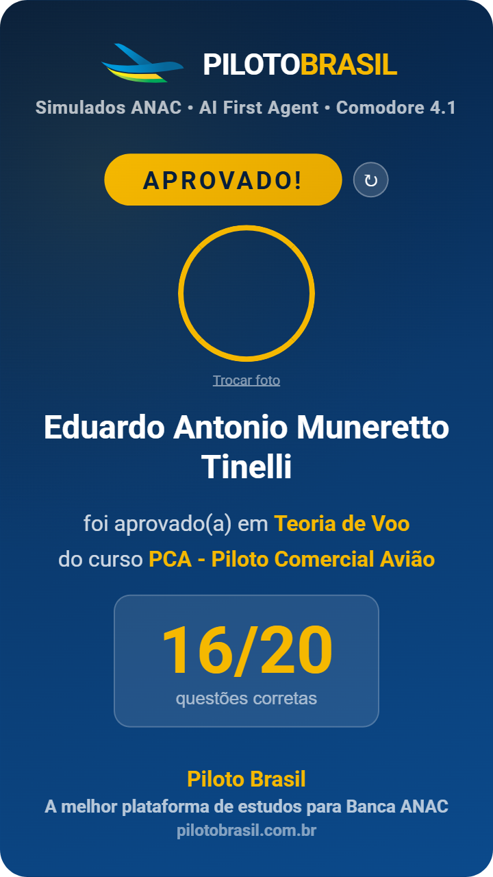 Eduardo Antonio Muneretto Tinelli aprovado