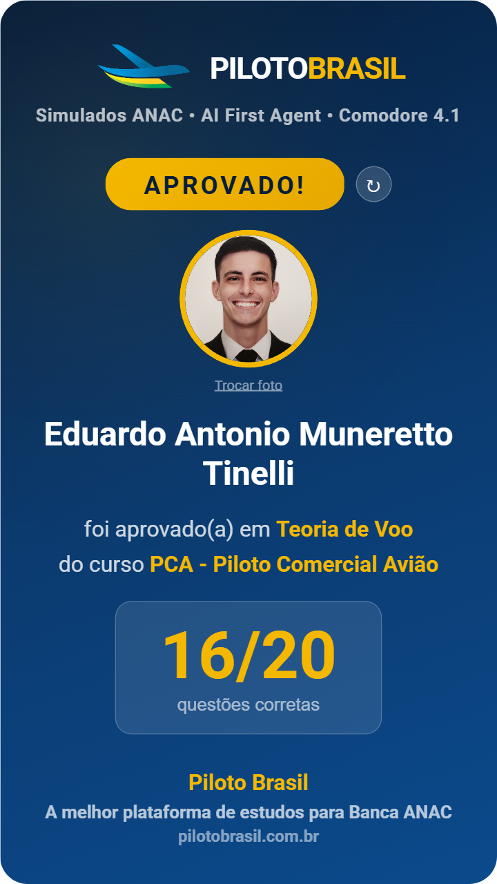 Eduardo Antonio Muneretto Tinelli aprovado