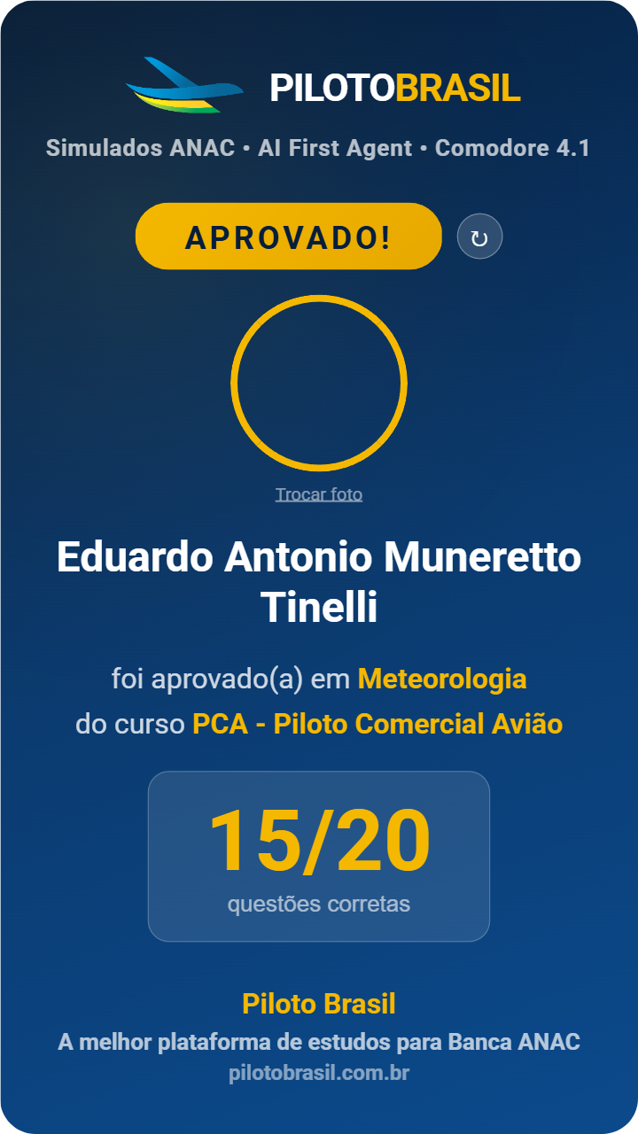 Eduardo Antonio Muneretto Tinelli aprovado