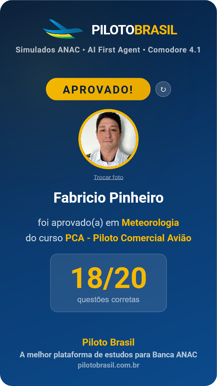 Fabricio Pinheiro aprovado