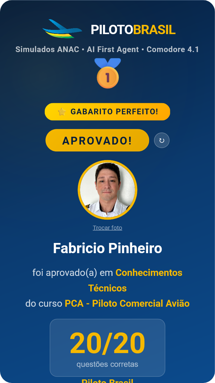 Fabricio Pinheiro aprovado