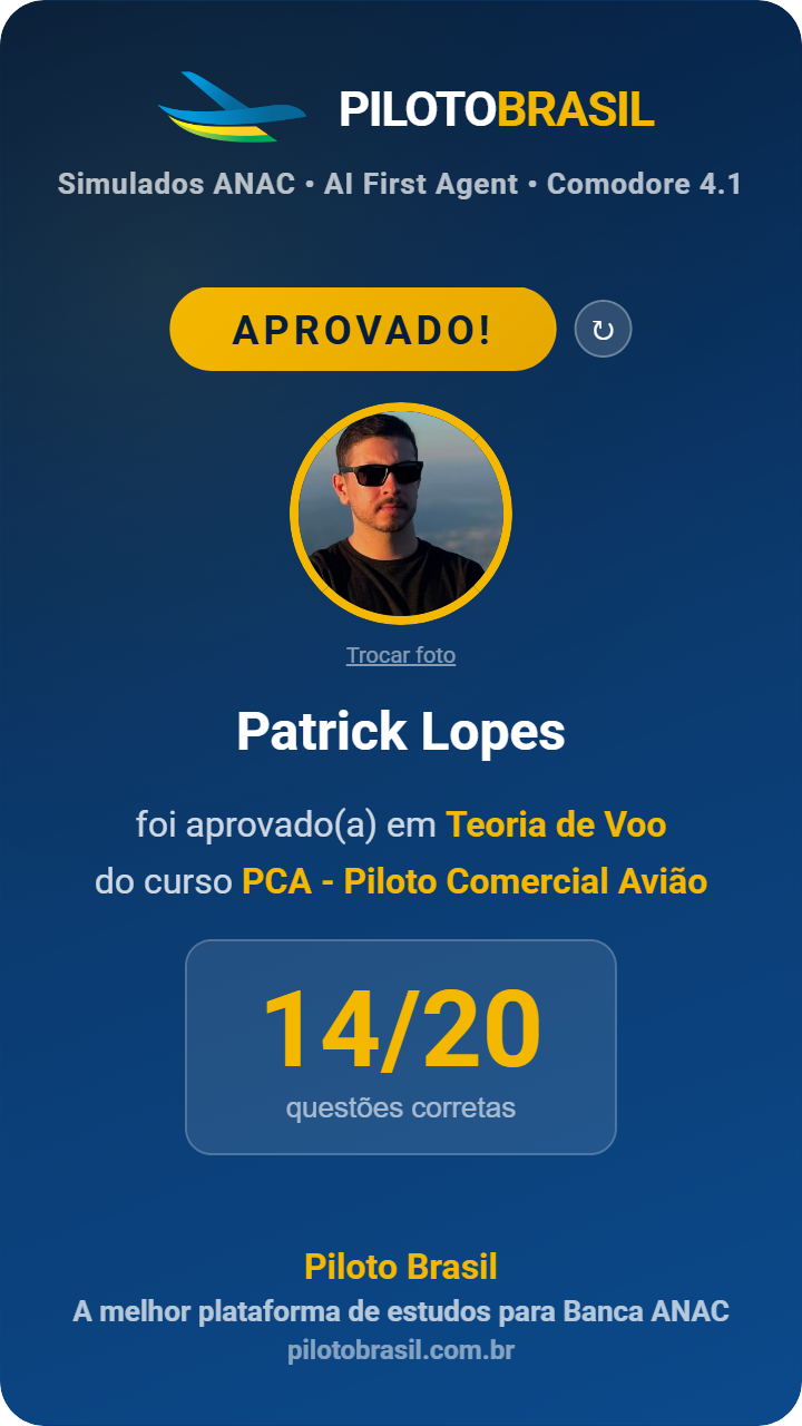 Patrick Lopes aprovado
