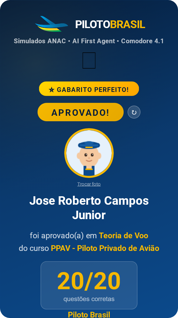 Jose Roberto Campos Junior aprovado