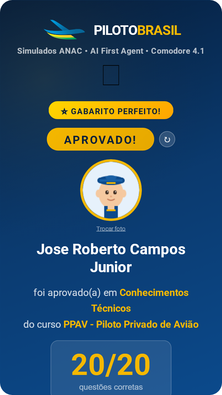Jose Roberto Campos Junior aprovado